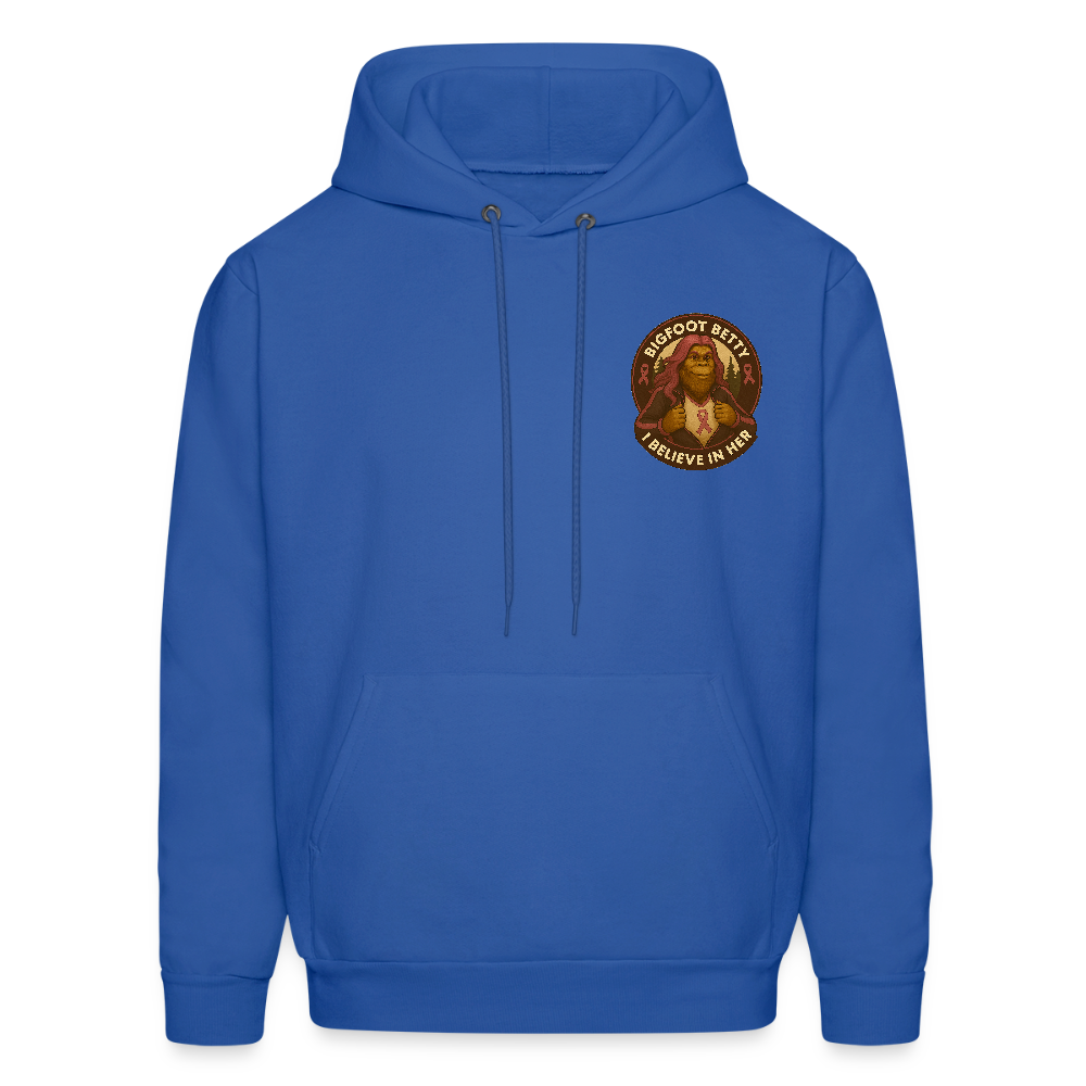 Men's Hoodie - I Believe In Her (F/B) (RETRO) - royal blue