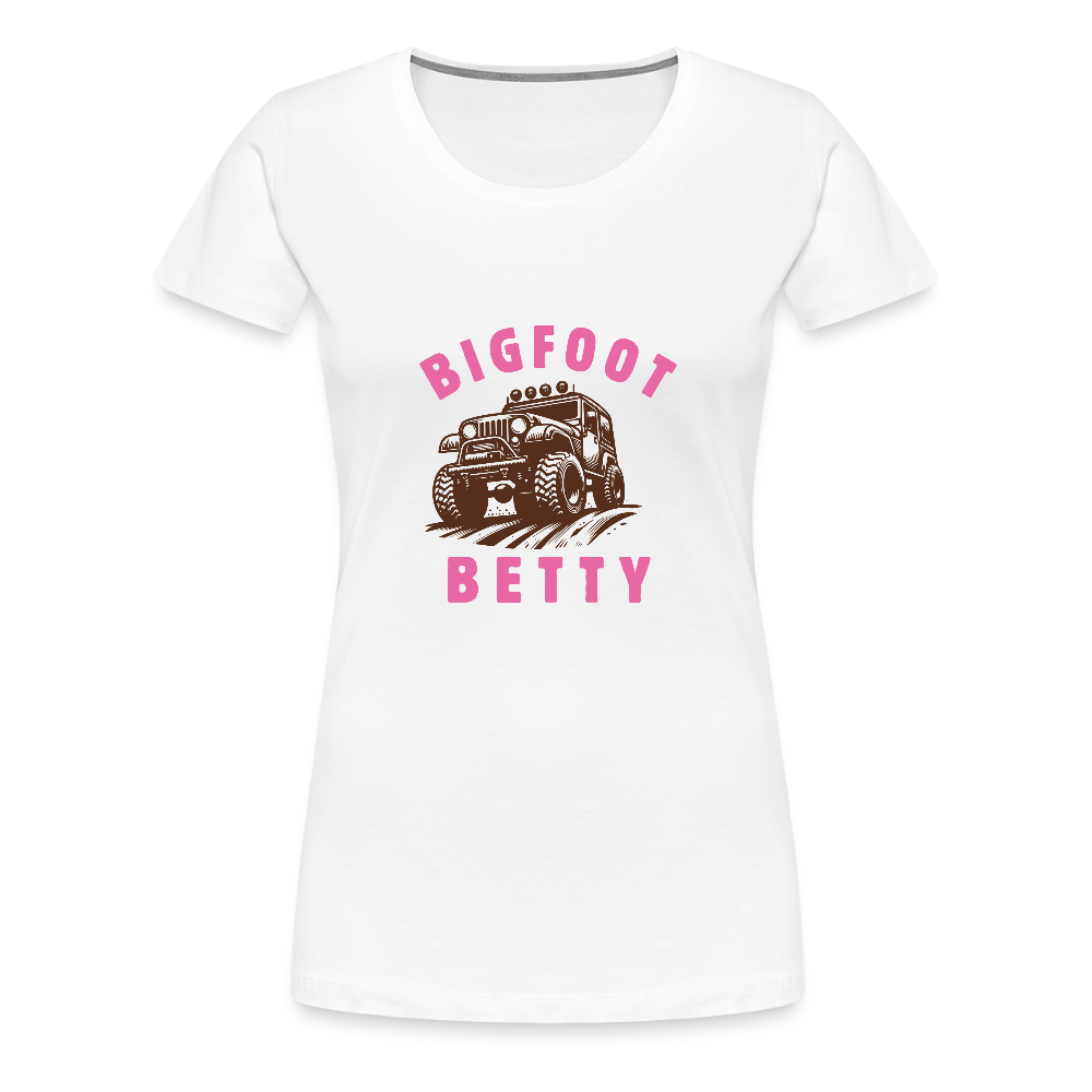 Women’s Premium T-Shirt - BFB Jeep - white