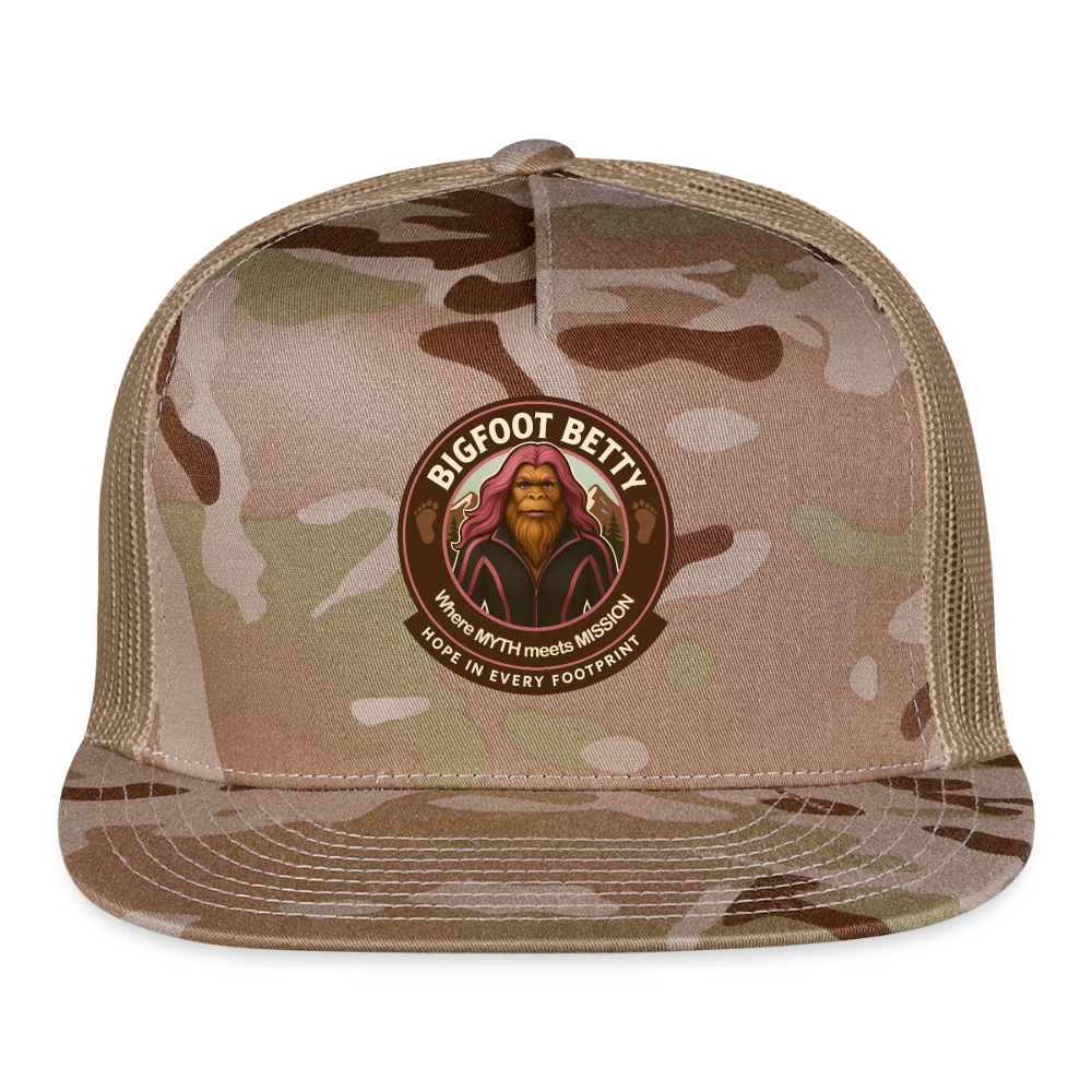 Trucker Hat - Hope in Every Footprint (RETRO) - MultiCam\tan
