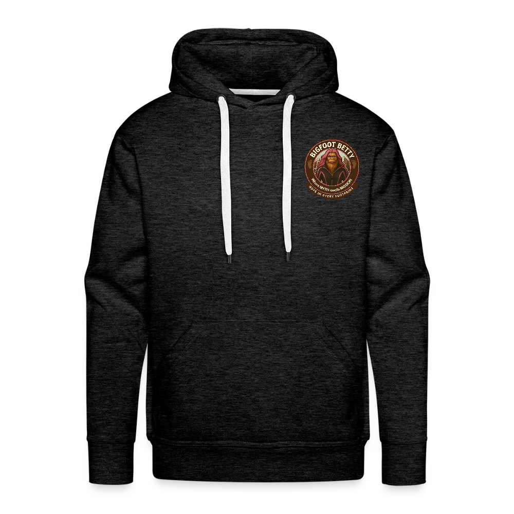 Men’s Premium Hoodie - I Believe In Her (F/B) (RETRO) - charcoal grey