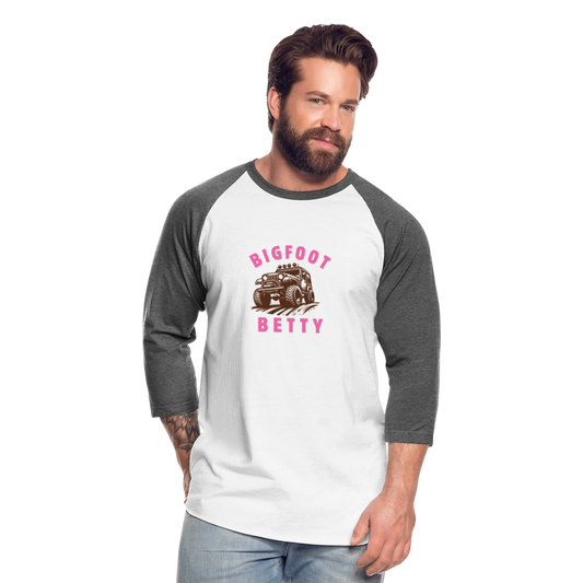 Baseball T-Shirt - BFB Jeep - white/charcoal