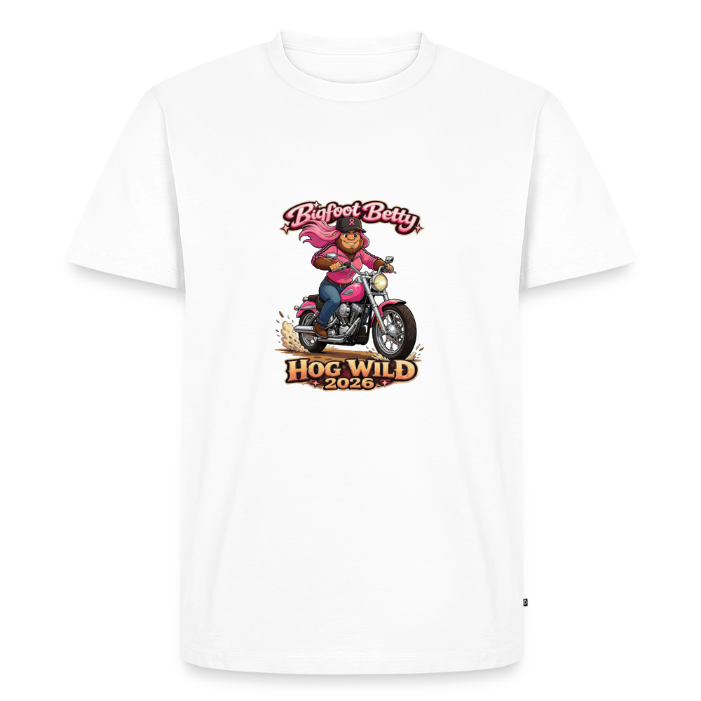 Men's Premium T-Shirt - BFB Hog Wild - MOTORCYCLE - white