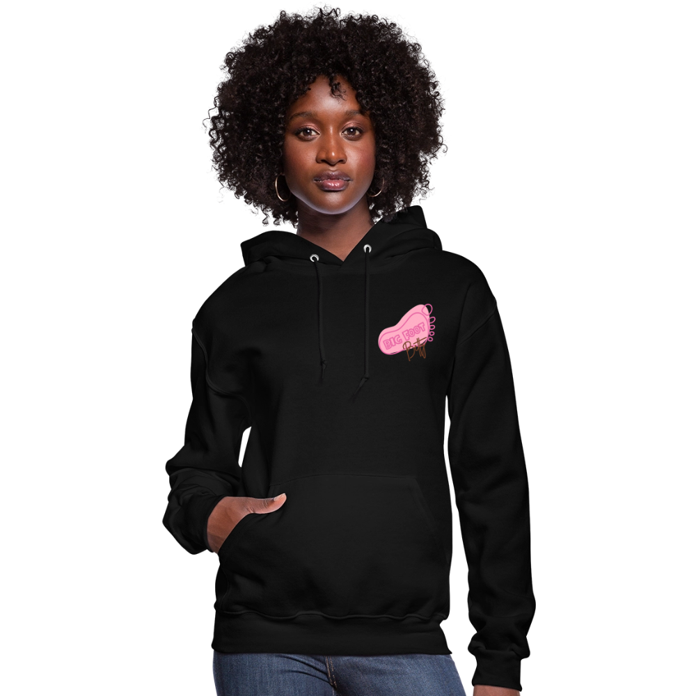 Women's Hoodie - BIGFOOT BETTY - JEEP - PINK RIBBON - black
