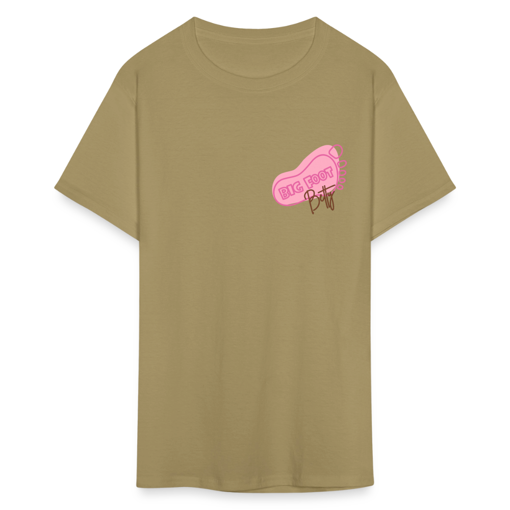 Unisex Classic T-Shirt - BFB FootPrint - khaki