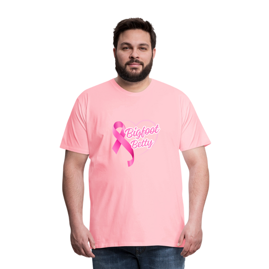 Men's Premium T-Shirt -BFB Pink Ribbon - pink