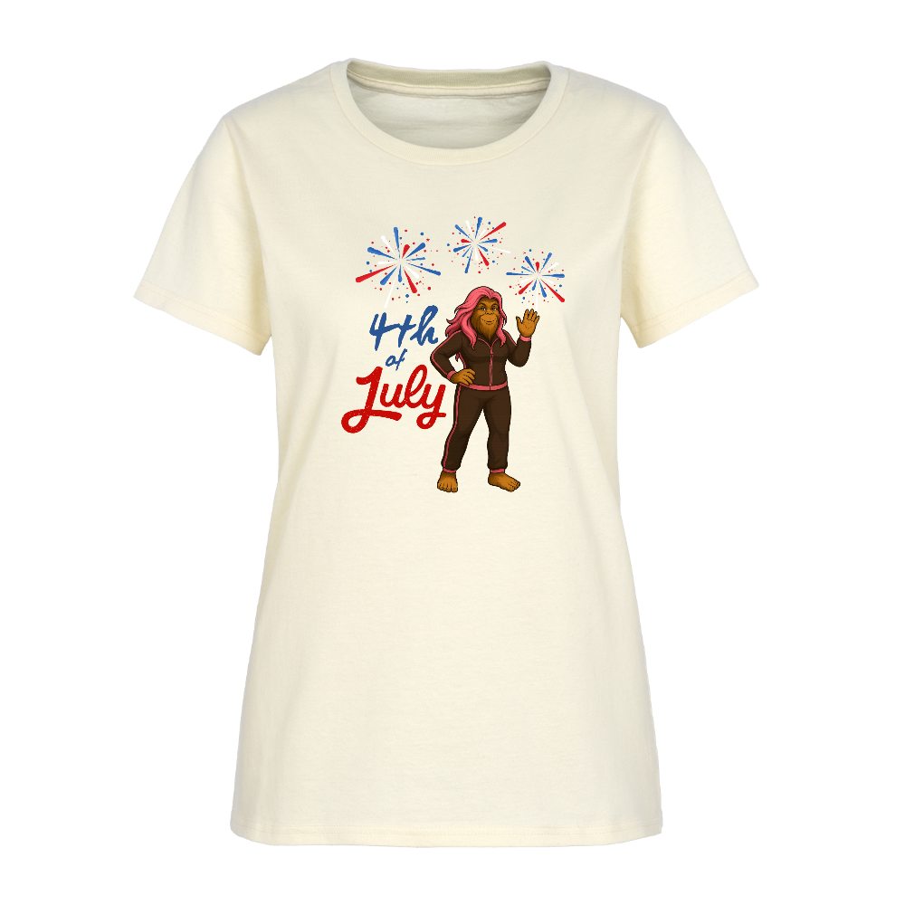 BFB July 4 - Fireworks Women's T-Shirt - off white