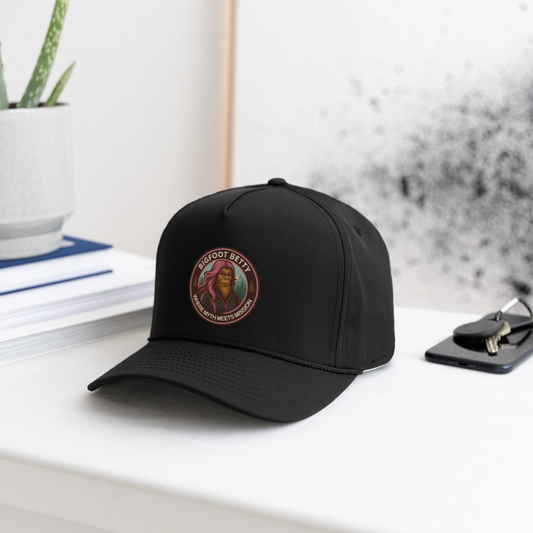 Rope Cap - Where Myth Meets Mission (RETRO) - black/black