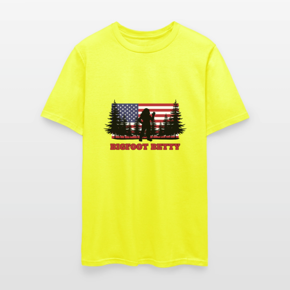 BFB July 4 - Forest Flag Unisex Classic T-Shirt - safety green