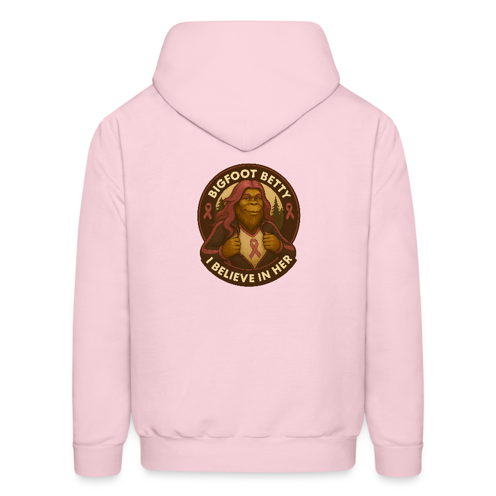 Men's Hoodie - I Believe In Her (RETRO) - pale pink