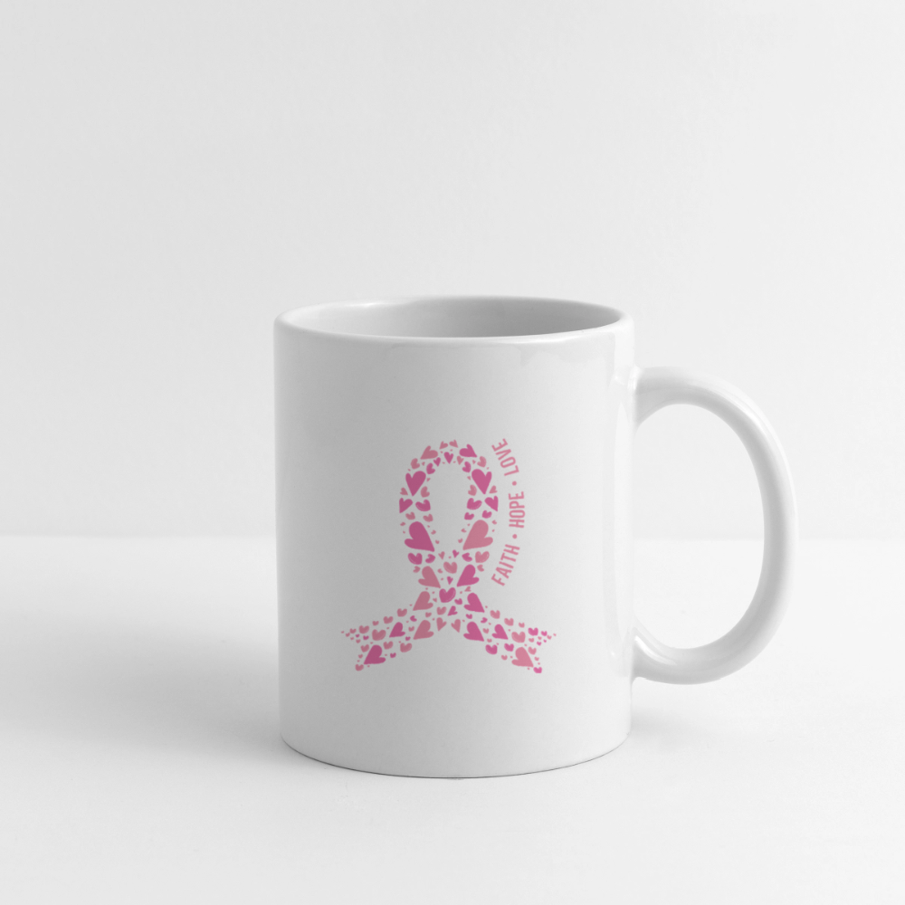 Faith Hope Love Coffee/Tea Mug - white