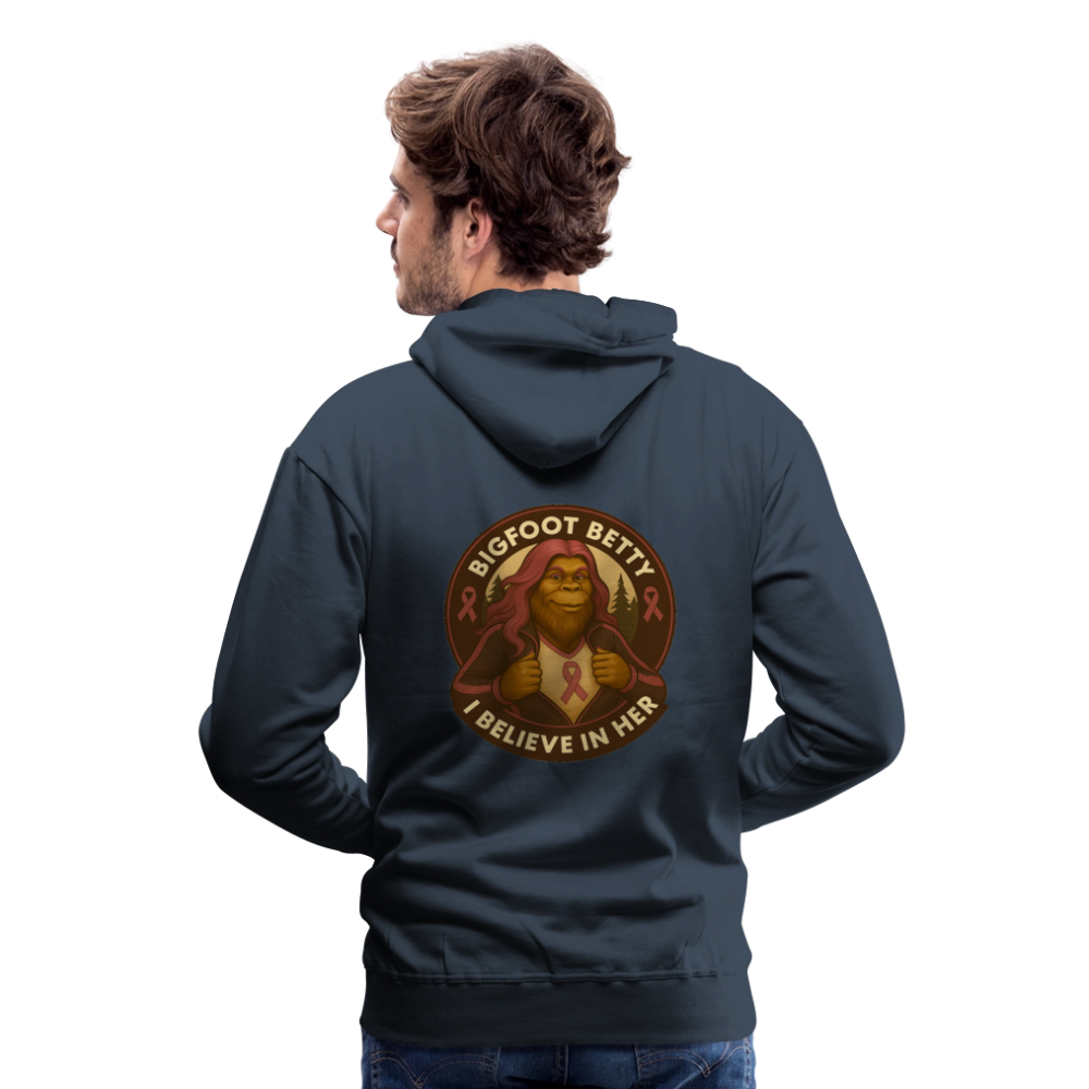 Men’s Premium Hoodie - Where Myth Meets Mission  (RETRO) - navy