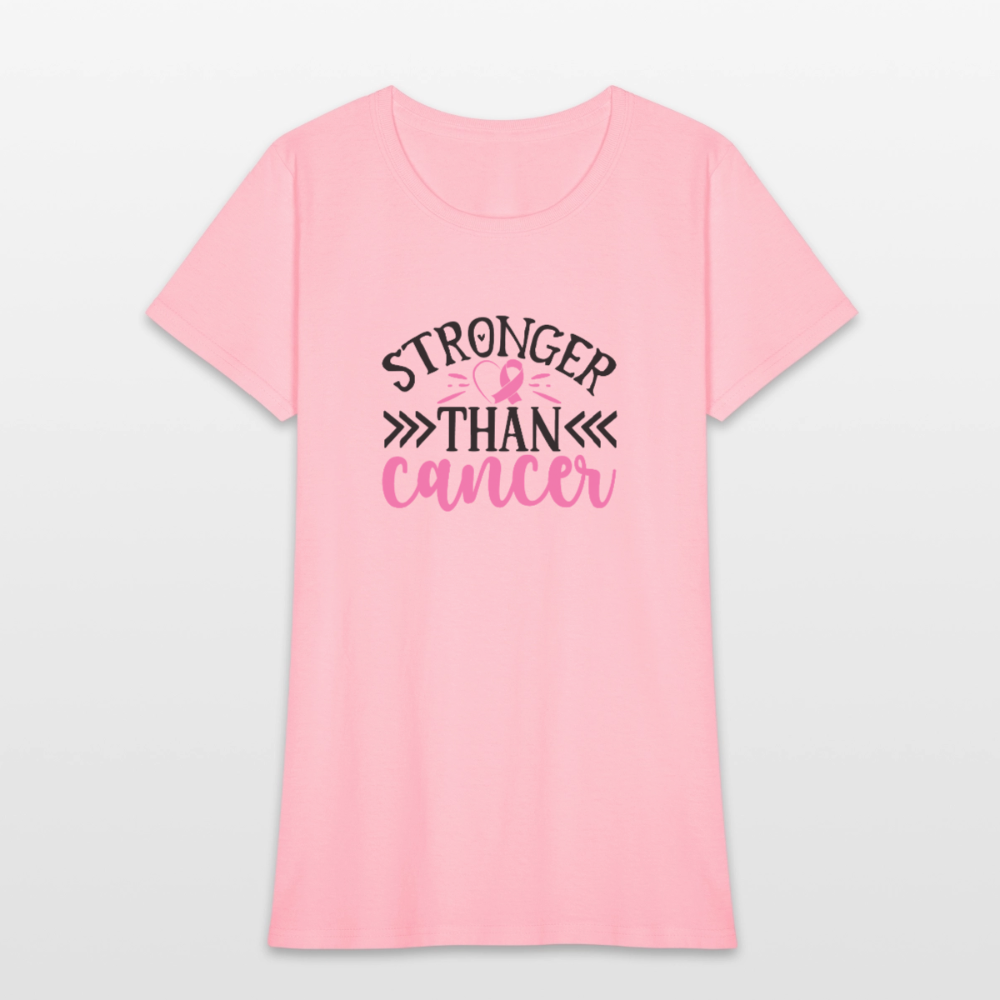 Women's Stronger Than Cancer T-Shirt - pink
