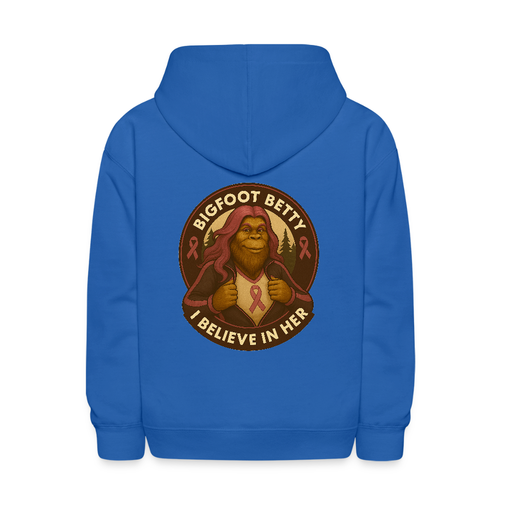 Kids' Hoodie - I Believe In Her (F/B) (RETRO) - royal blue