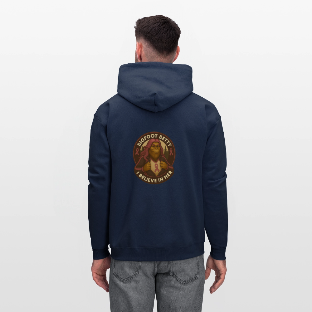Men's Hoodie - I Believe In Her (RETRO) - navy