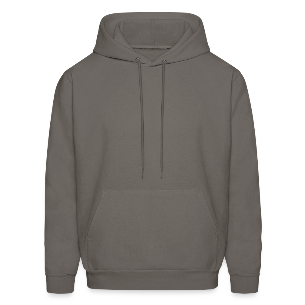 Men's Hoodie - Where Myth Meets Mission (RETRO) - asphalt gray