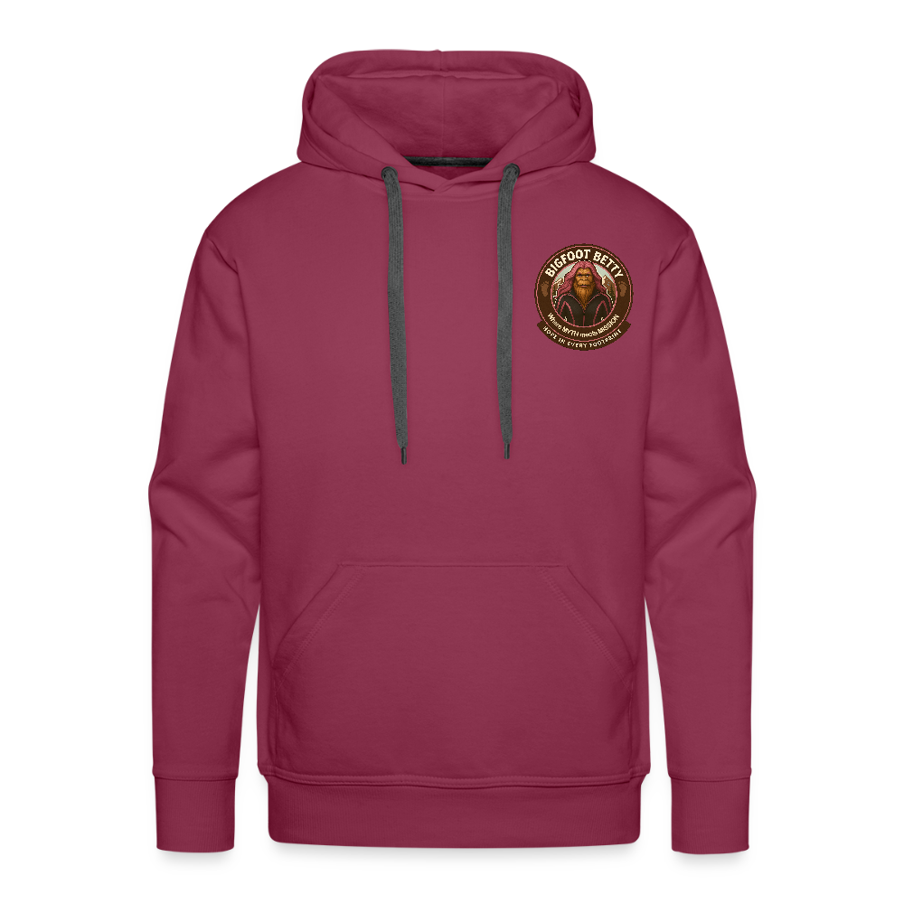 Men’s Premium Hoodie - I Believe In Her (F/B) (RETRO) - burgundy
