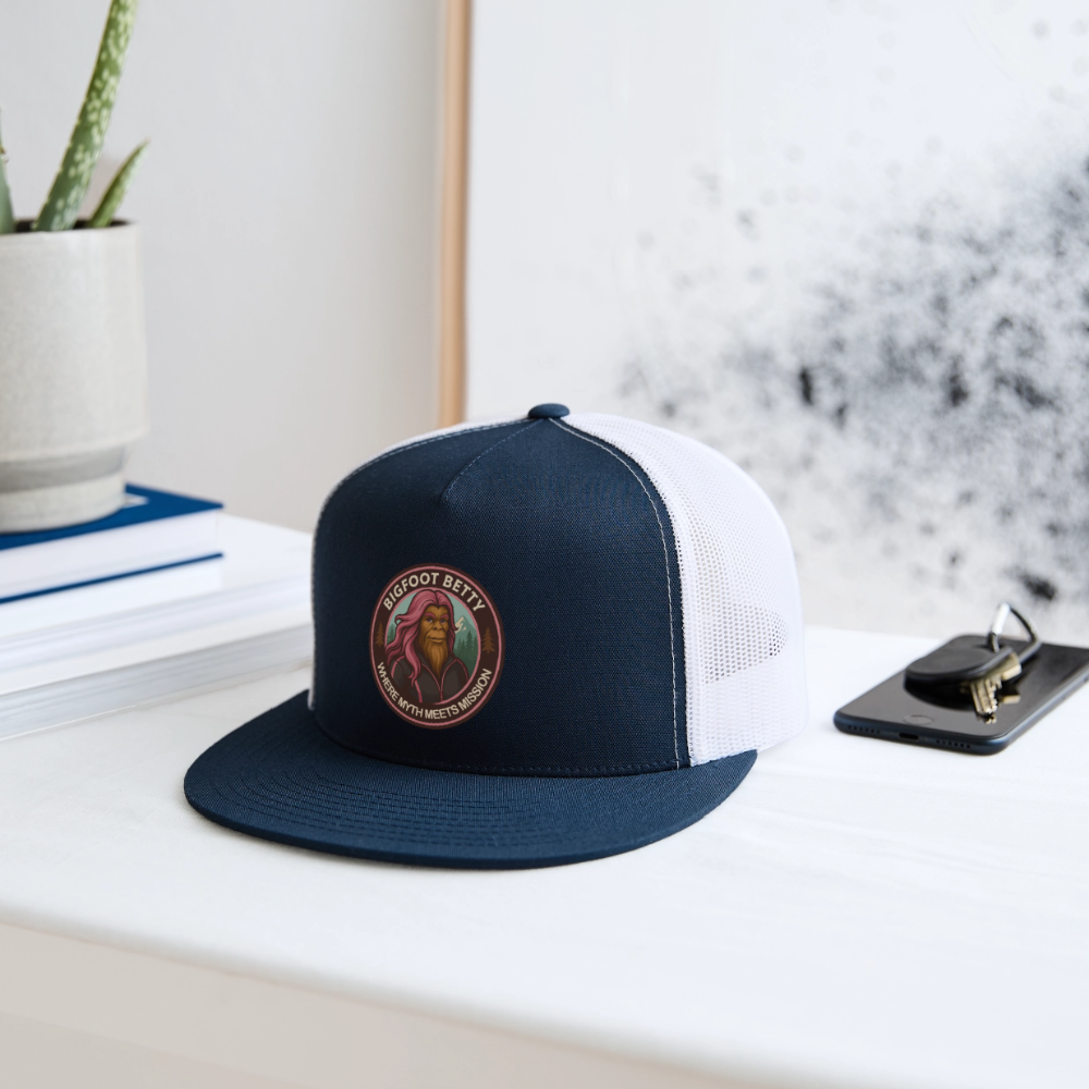 Trucker Hat - Where Myth Meets Mission (RETRO) - navy/white