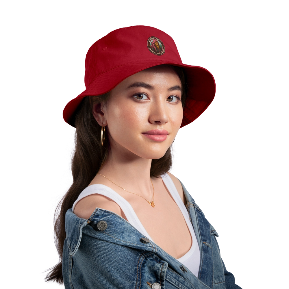 Bucket Hat - Where Myth Meets Mission (RETRO) - red