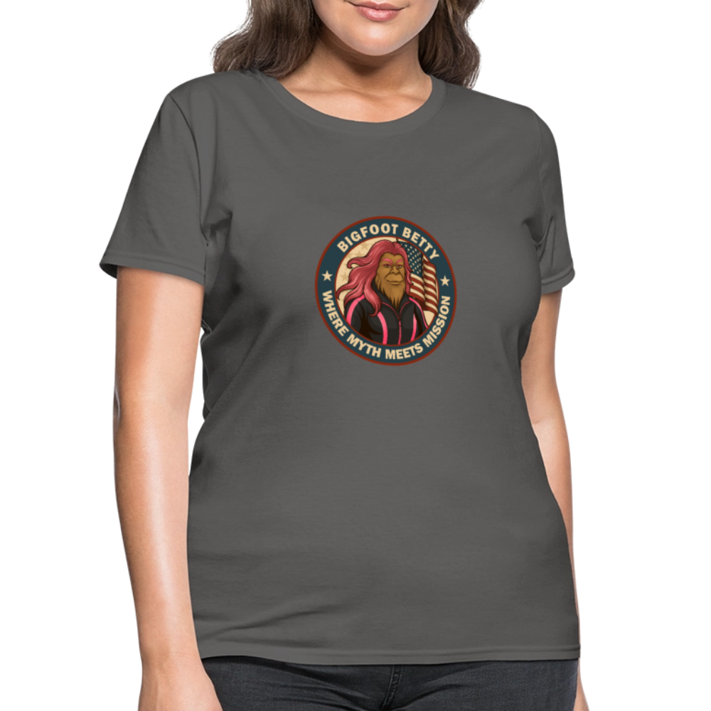 BFB July 4 - Badge Women's T-Shirt - charcoal