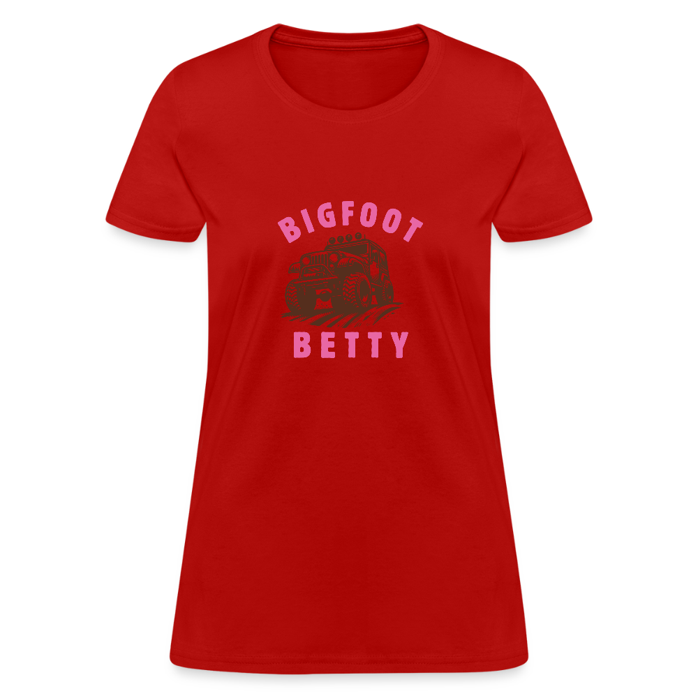 Women's T-Shirt - BFB Jeep - red