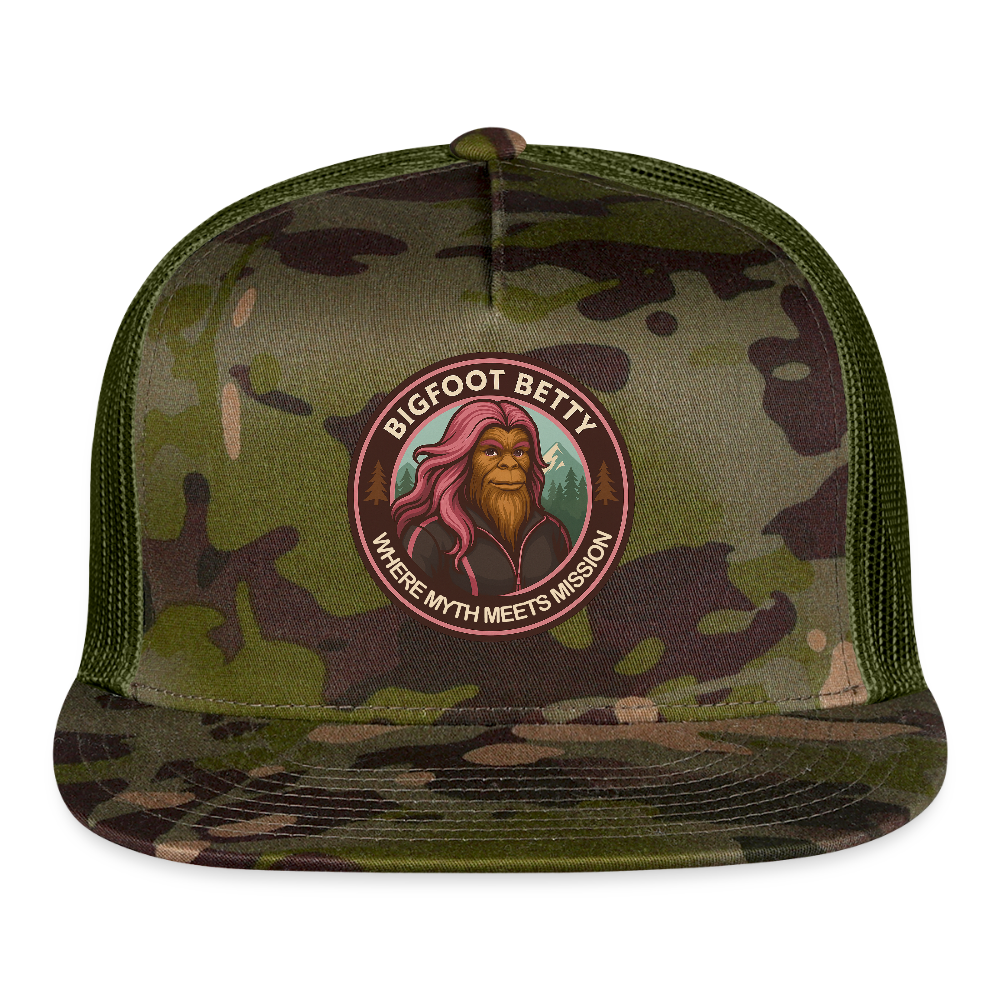 Trucker Hat - Where Myth Meets Mission (RETRO) - MultiCam\green