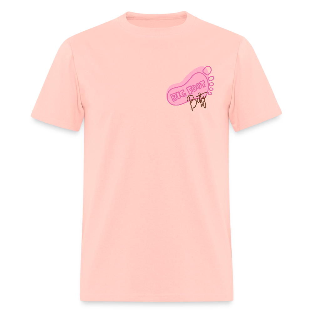 Unisex Classic T-Shirt - BFB FootPrint - blush pink 