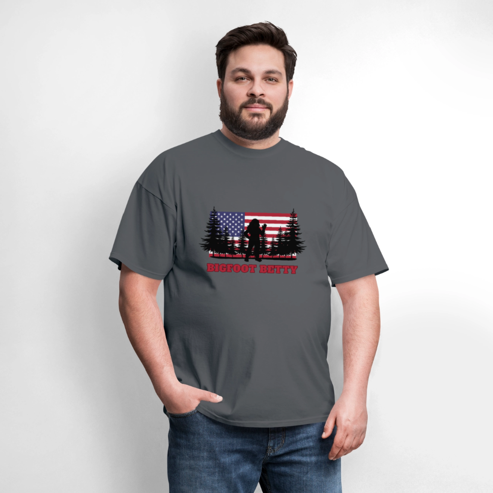 BFB July 4 - Forest Flag Unisex Classic T-Shirt - charcoal