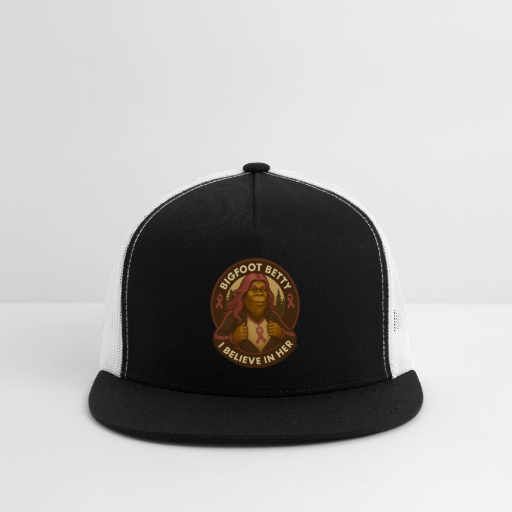 Trucker Hat - I Believe In Her (RETRO) - black/white
