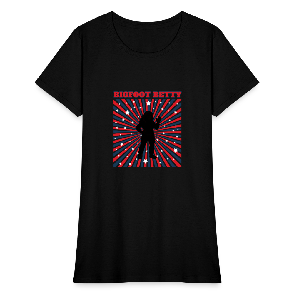 BFB July 4 - Starburst Women's T-Shirt - black