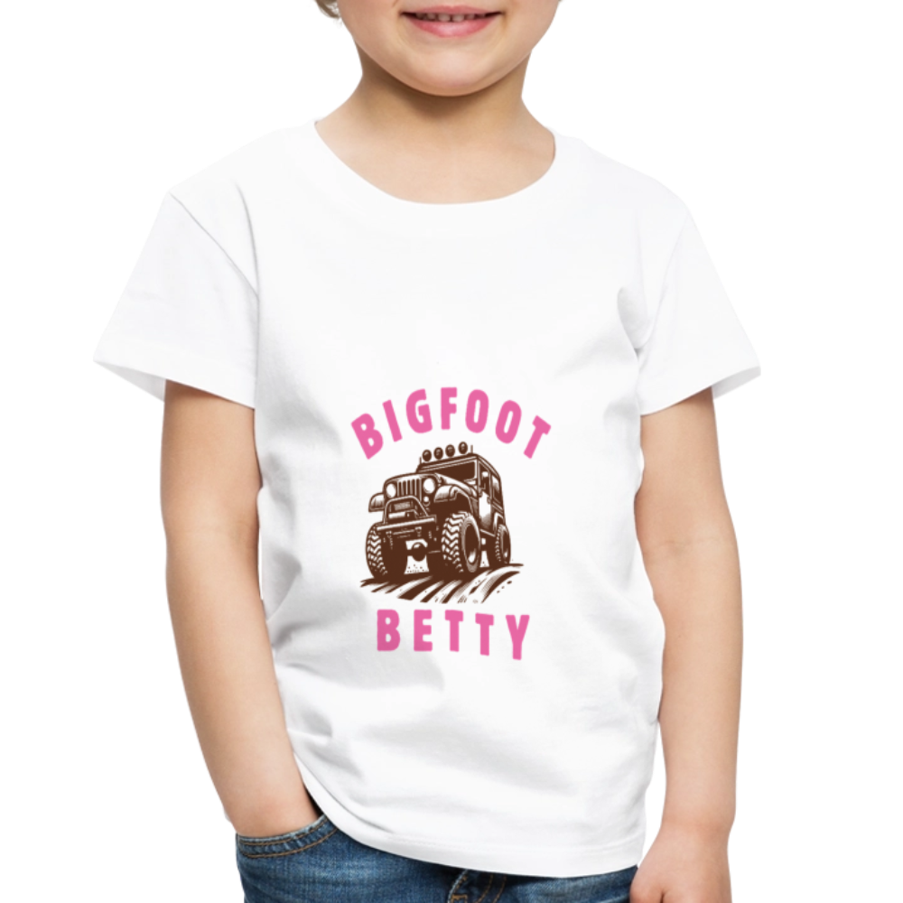 Toddler Premium T-Shirt - BFB Jeep - white
