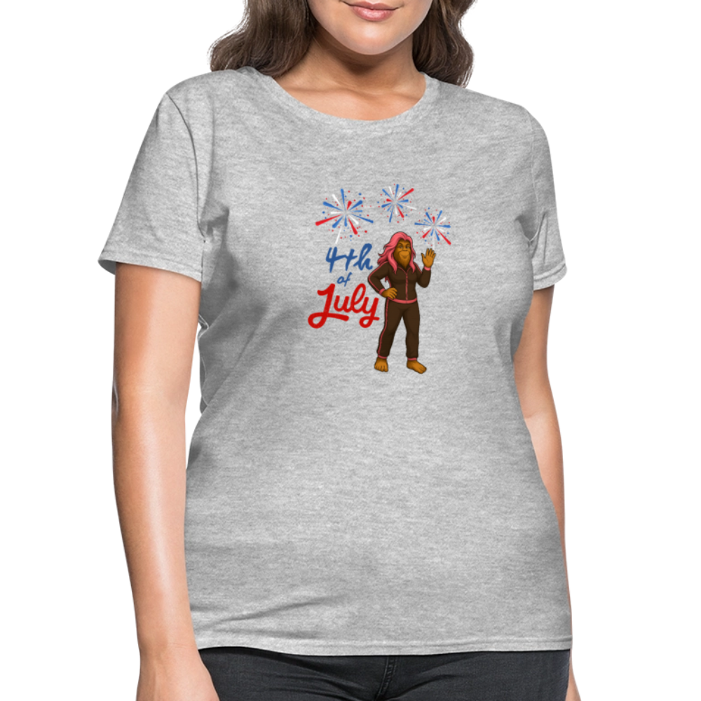 BFB July 4 - Fireworks Women's T-Shirt - heather gray