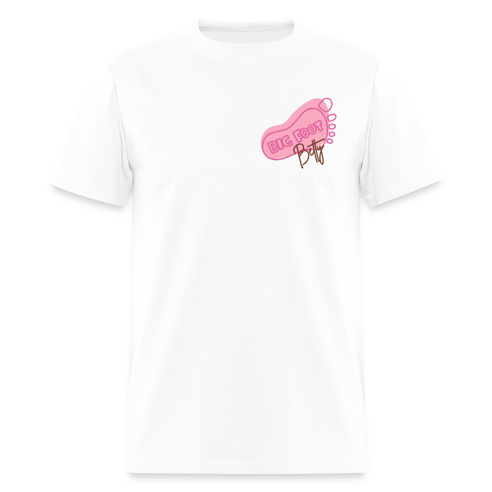 Unisex Classic T-Shirt - BFB FootPrint - white