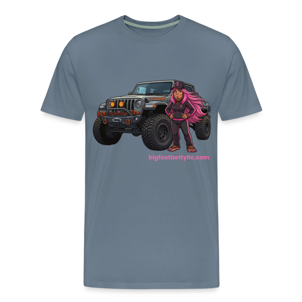 Men's Premium T-Shirt - BFB Gladiator - steel blue