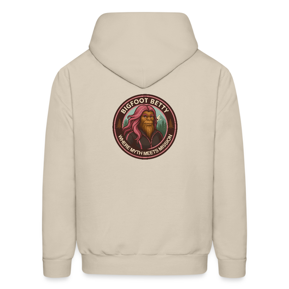 Men's Hoodie - Where Myth Meets Mission (RETRO) - Sand