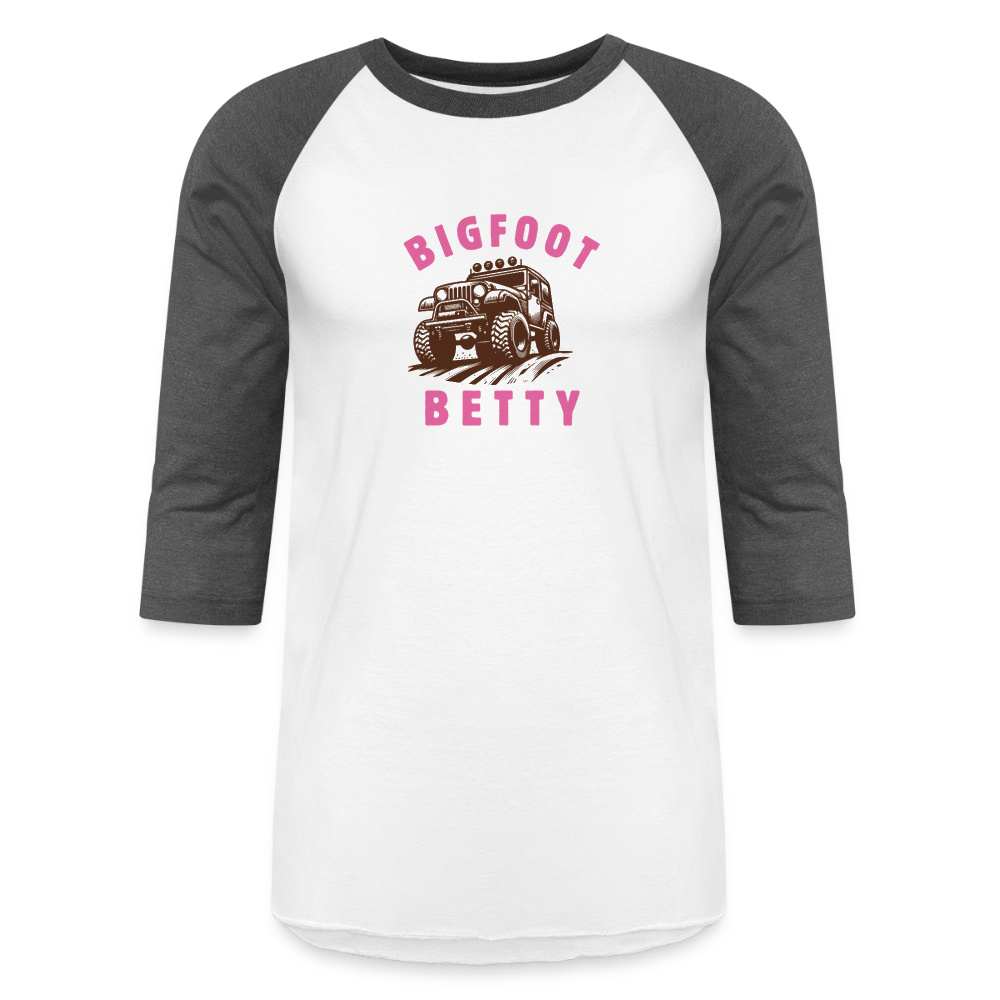 Baseball T-Shirt - BFB Jeep - white/charcoal