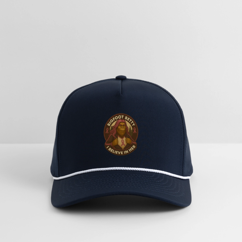 Rope Cap - I Believe In Her (RETRO) - navy/white