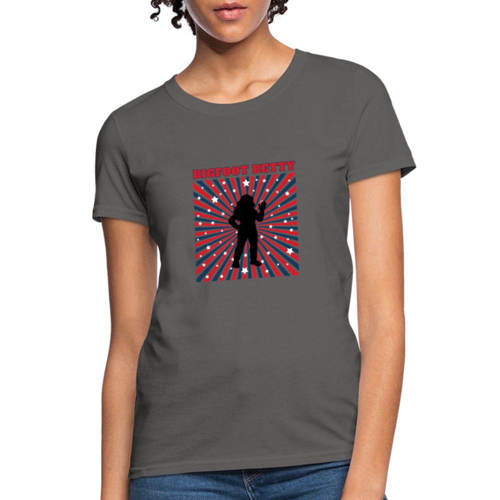 BFB July 4 - Starburst Women's T-Shirt - charcoal