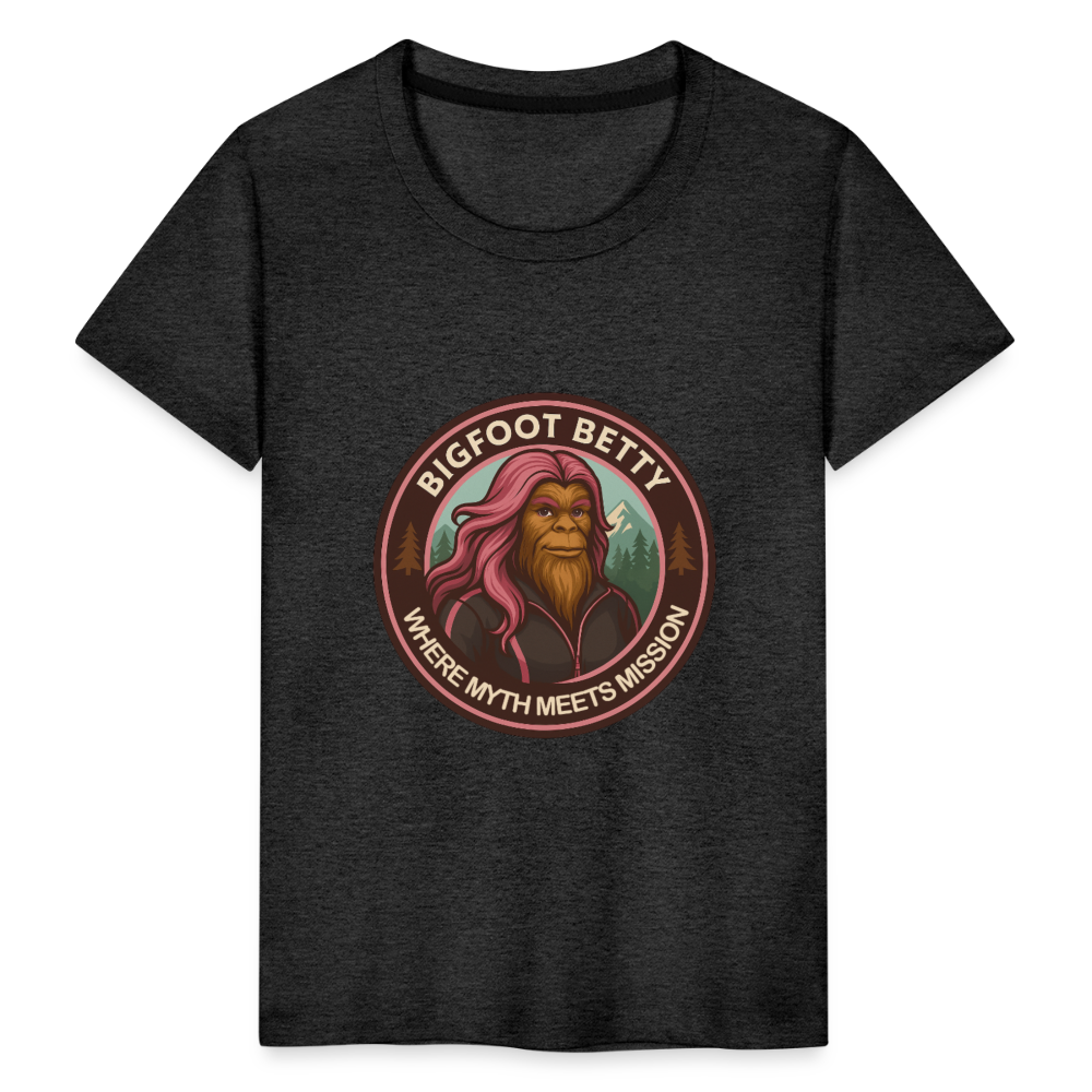 Toddler Premium T-Shirt - Where Myth Meets Mission (RETRO) - charcoal grey