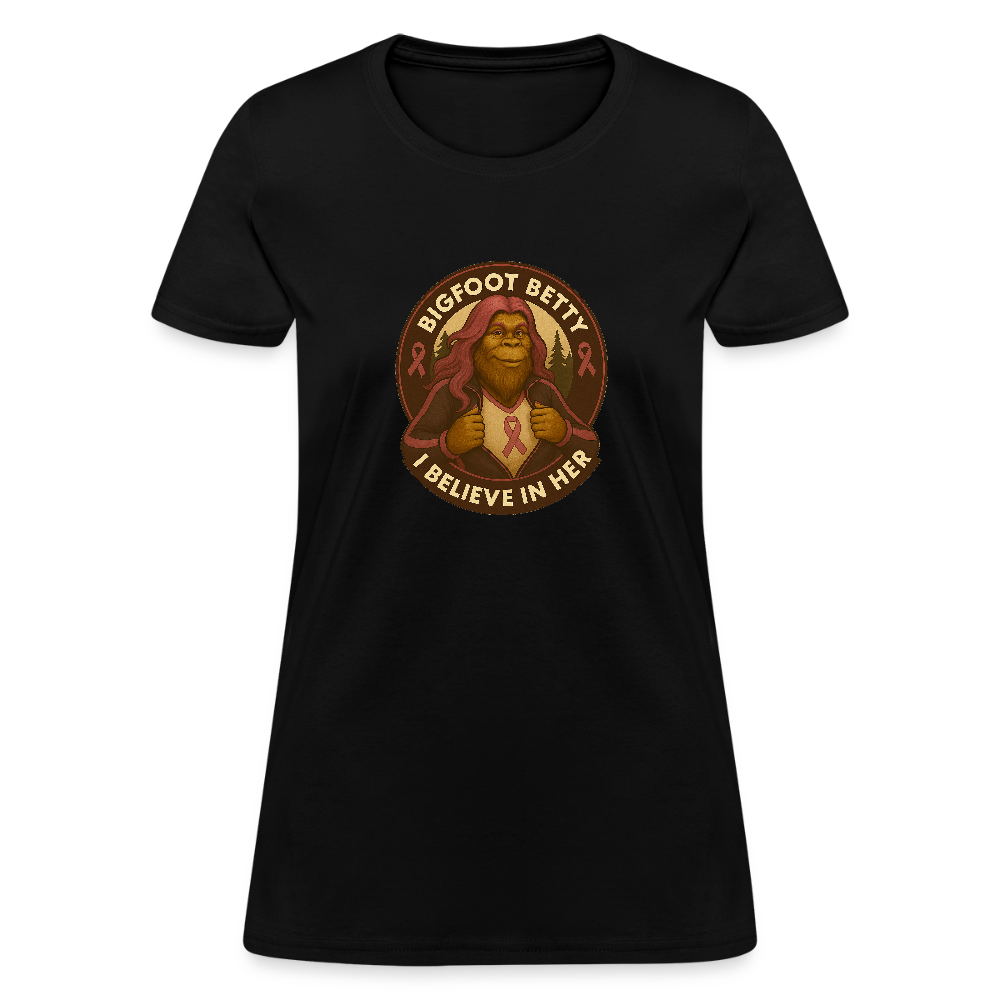 Women's T-Shirt - I Believe In Her (RETRO) - black
