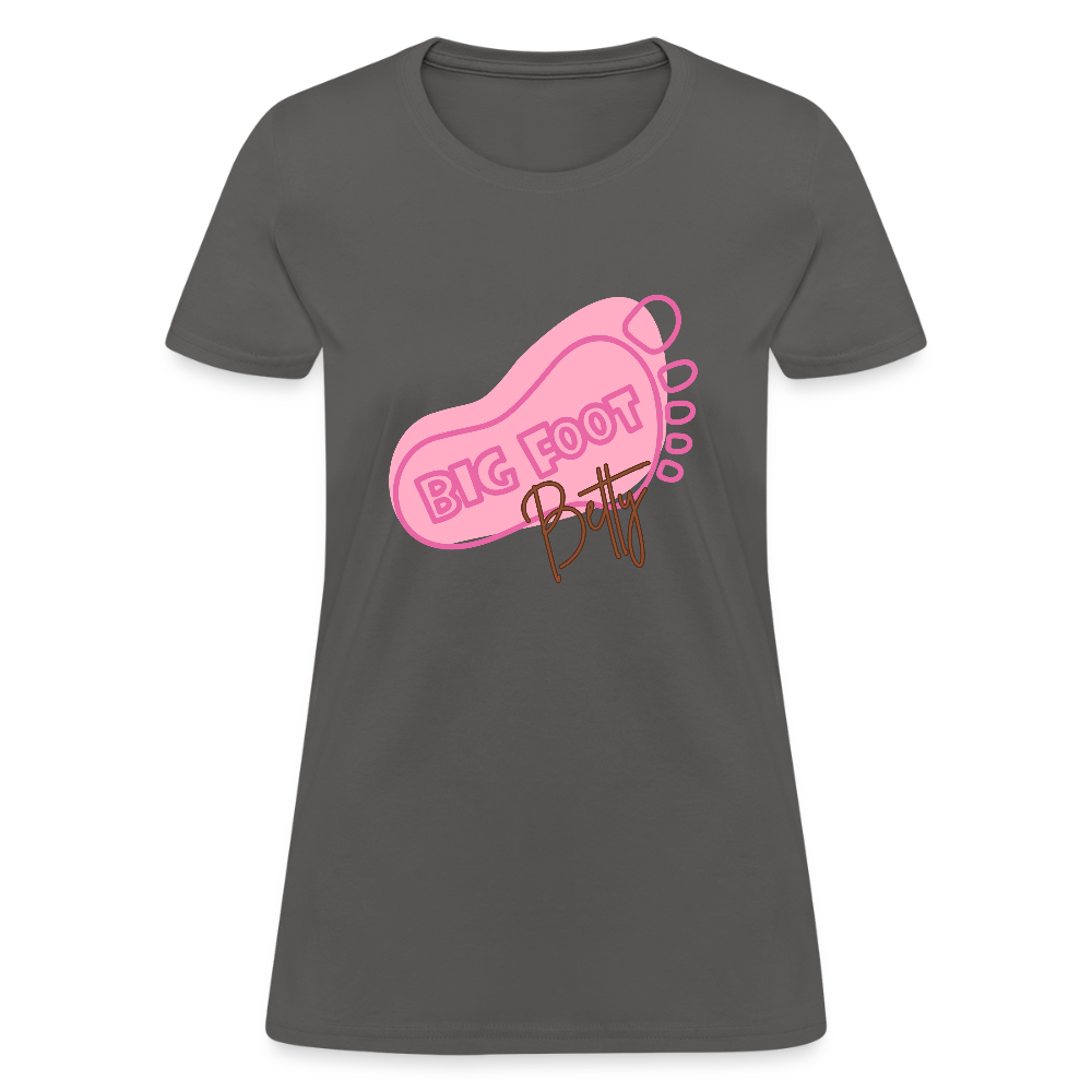 Women's T-Shirt - BFB FootPrint - charcoal