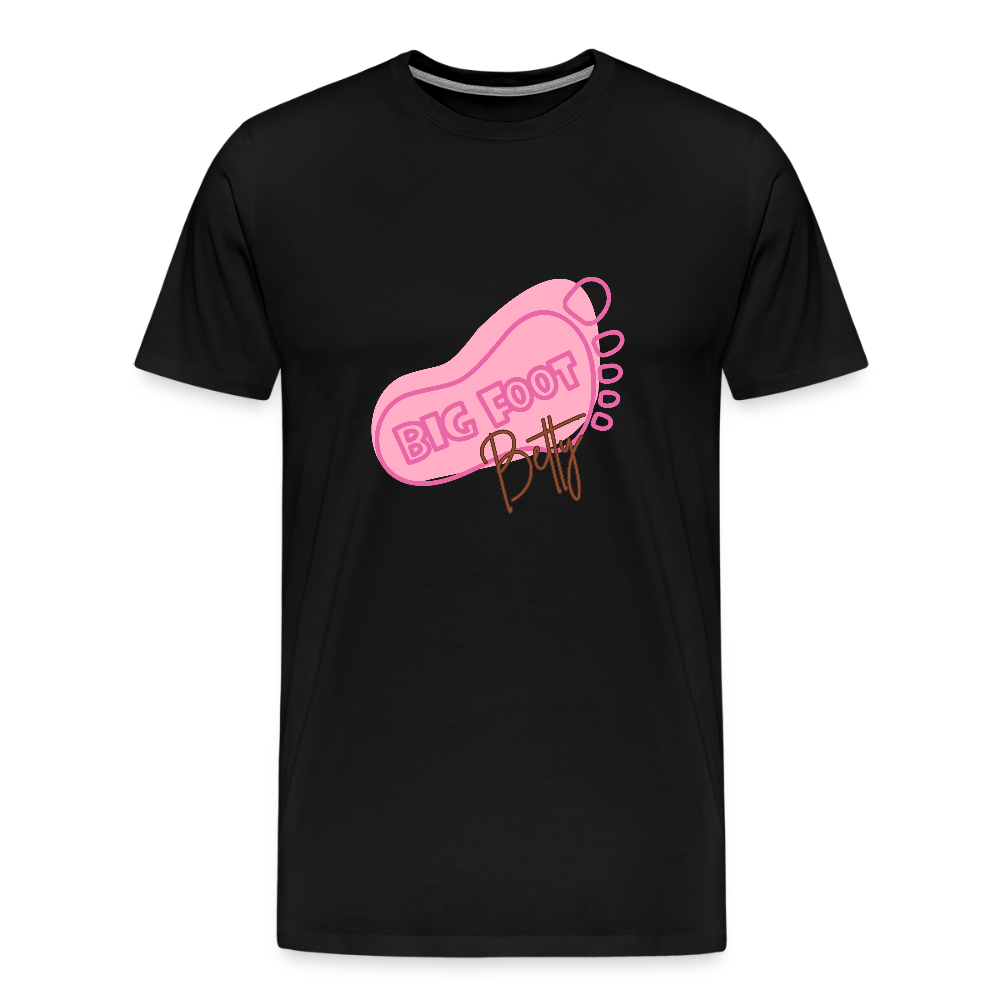 Men's Premium T-Shirt - BFB FootPrint - black