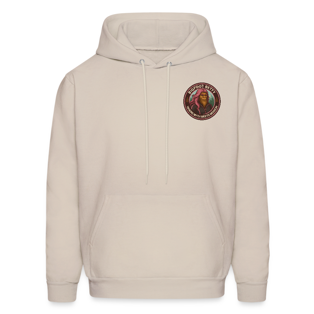 Men's Hoodie - Where Myth Meets Mission (F/B) (RETRO) - Sand