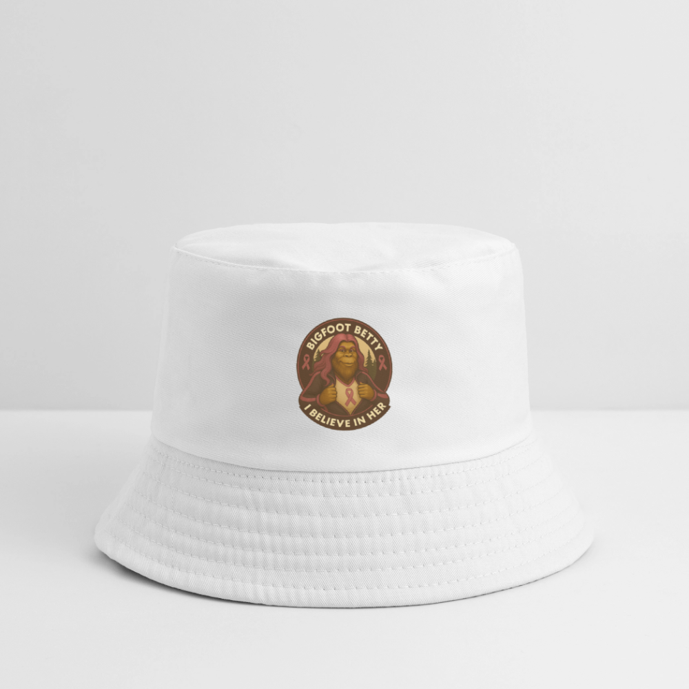 Kid's Bucket Hat - I Believe In Her (RETRO) - white