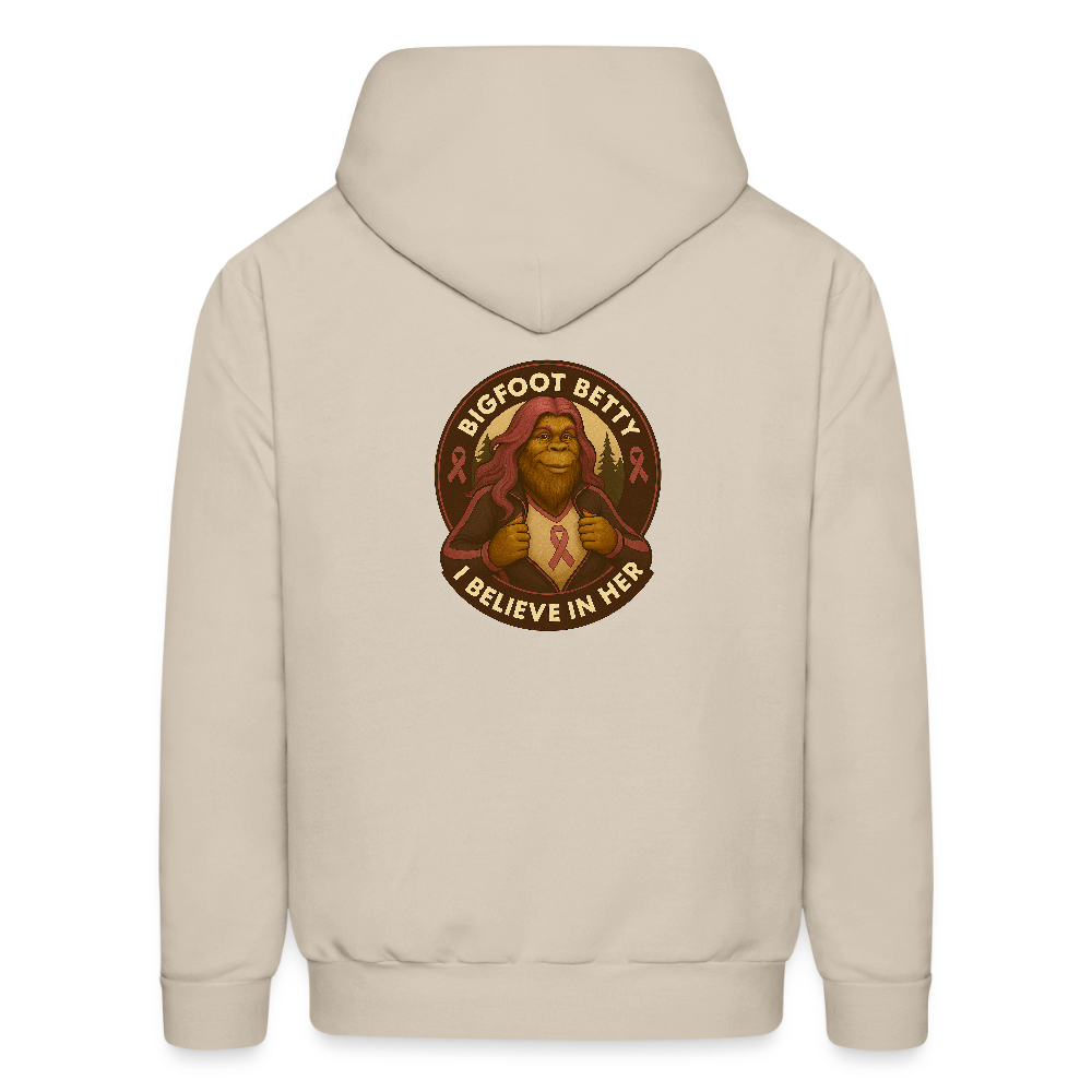 Men's Hoodie - I Believe In Her (RETRO) - Sand
