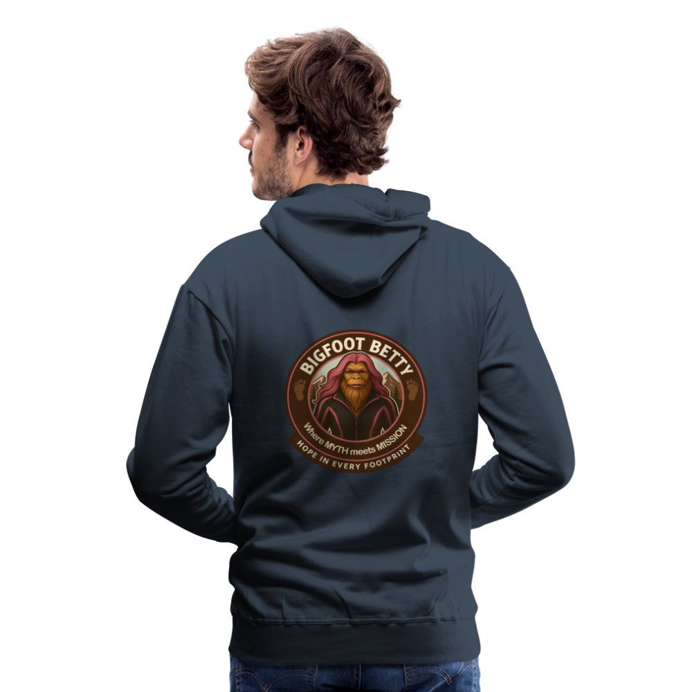 Men’s Premium Hoodie - I Believe In Her (F/B) (RETRO) - navy