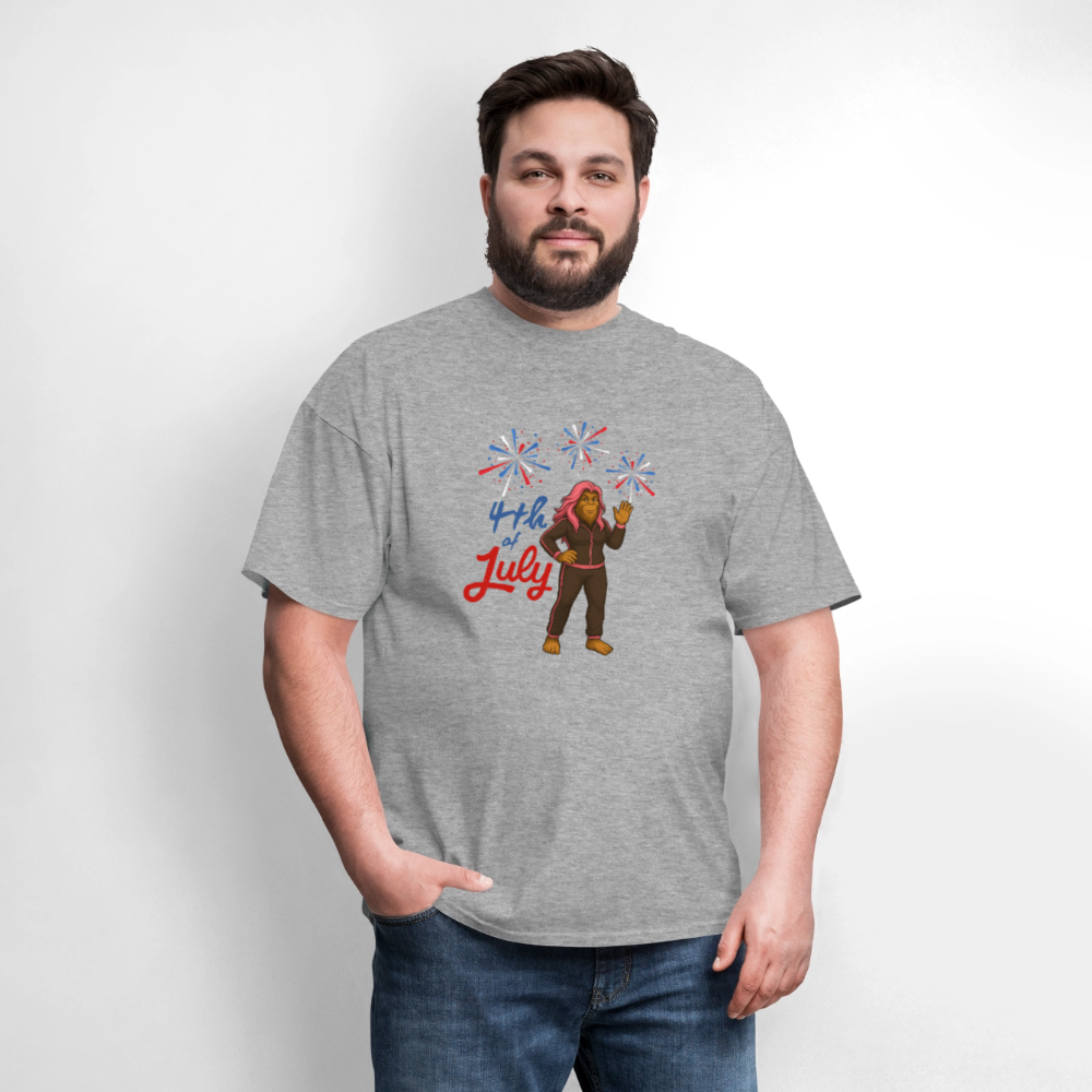 BFB July 4 - Fireworks Unisex Classic T-Shirt - heather gray