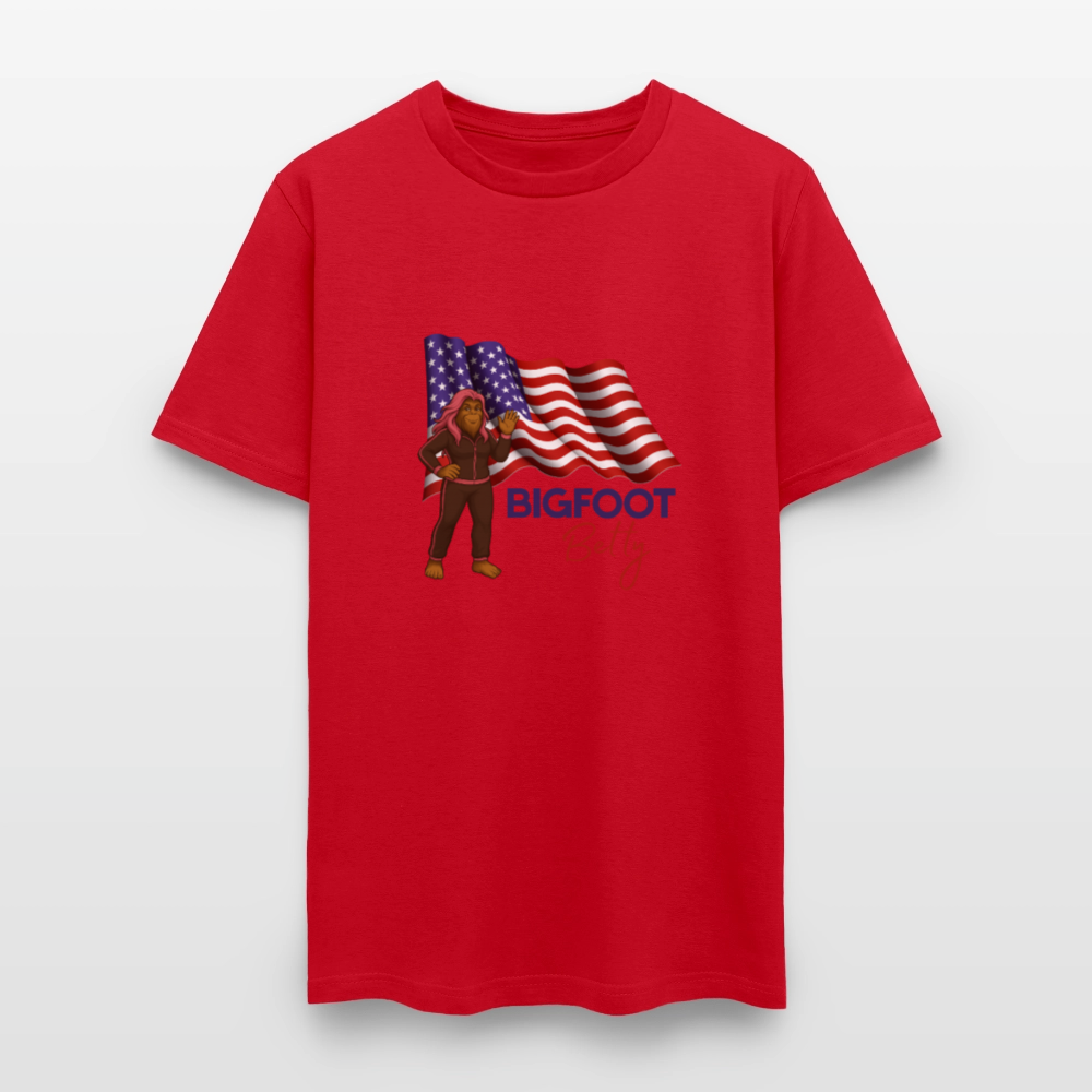 BFB July 4 -Waving Flag Unisex Classic T-Shirt - red