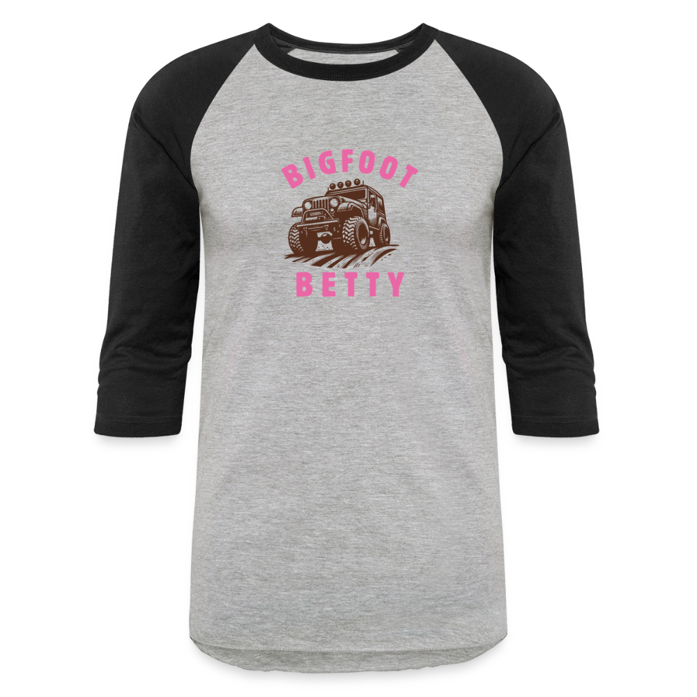 Baseball T-Shirt - BFB Jeep - heather gray/black