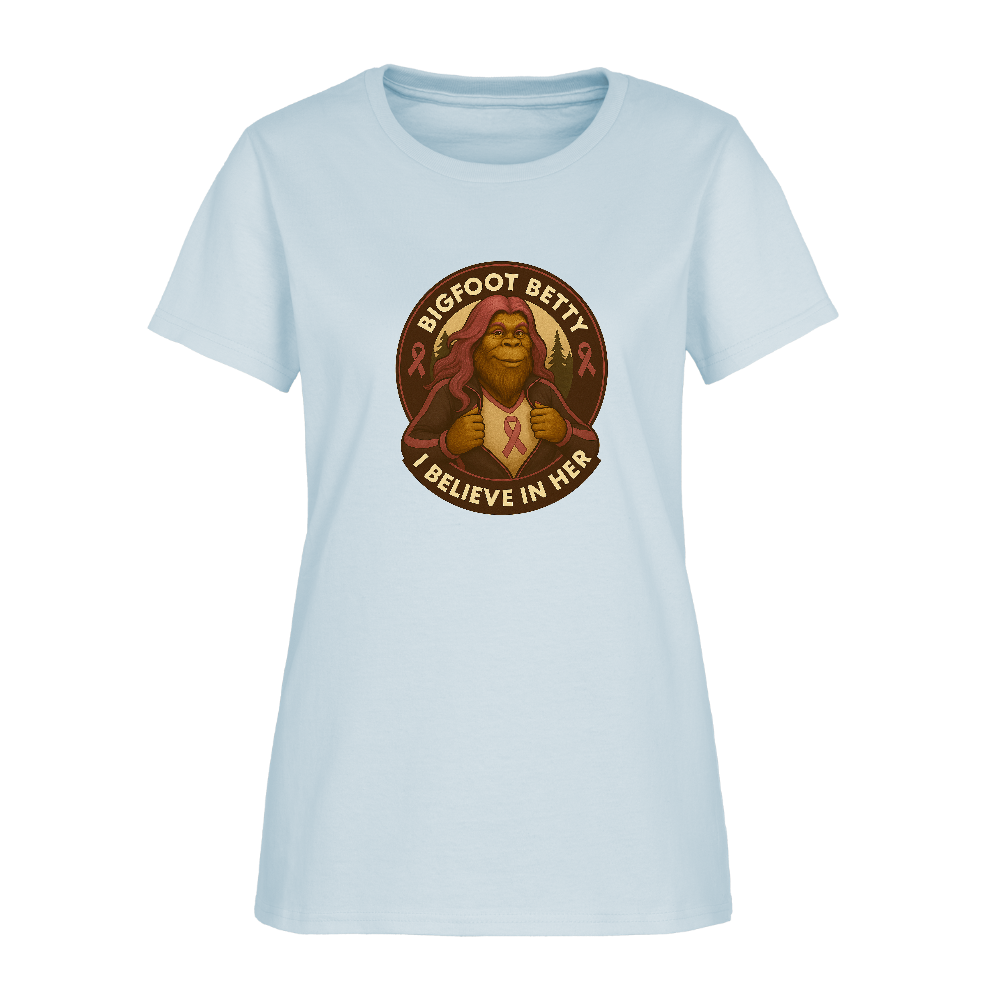 Women's T-Shirt - I Believe In Her (RETRO) - light blue