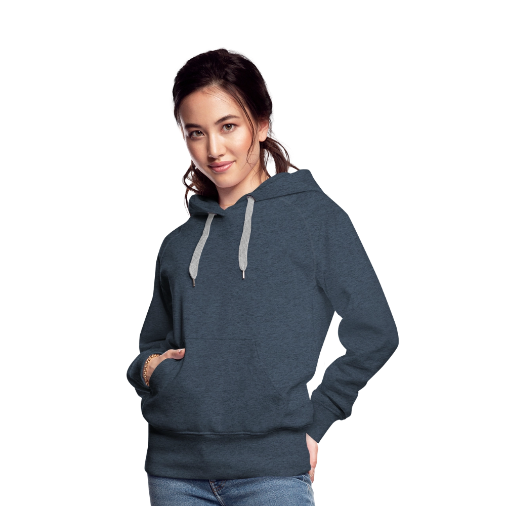 Women’s Premium Hoodie - I Believe In Her (RETRO) - heather denim